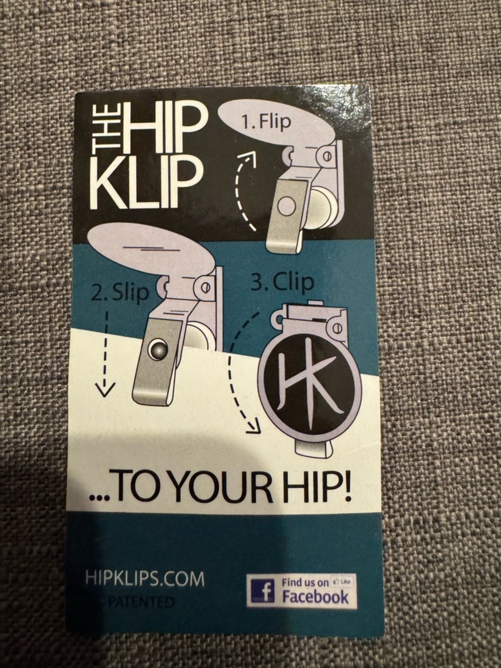 The Hip KLIP Waistband Black Bag Jeweled NWT - Picture 9 of 10